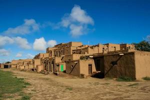 taos pueblo i ny Mexiko, USA foto