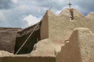 san lorenzo de picuris kyrka i ny mexico foto