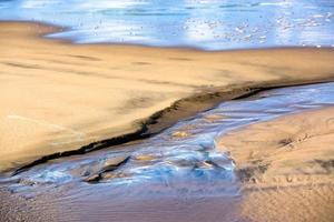 mönster i de strand sand foto