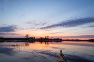 översvämmad ängar i vår foto