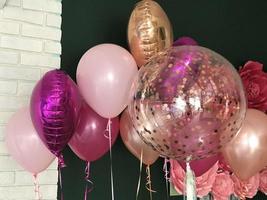 färgrik ballonger för fest foto