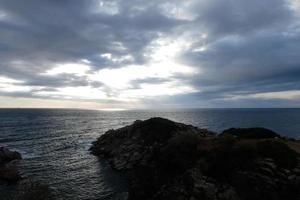 costa brava catalana, oländig medelhavs kust i nordlig Katalonien, Spanien foto