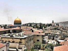 utsikt över jerusalem i israel foto