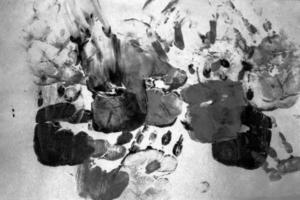 svartvit hand målad vattenfärg bakgrunder, vattenfärg fläckar foto