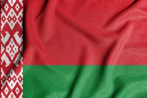 nationell flagga av de surinam. de huvud symbol av ett oberoende Land. flagga av surinam. ett attribut av de stor storlek av en demokratisk stat. foto