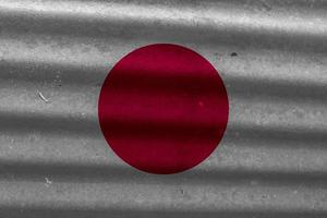 japansk flagga textur som bakgrund foto
