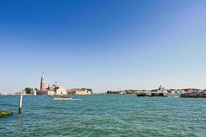 san giorgio maggiore ö i venetian lagun, Venedig, Italien. foto