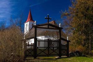 lutheran kyrkor av hiiumaa ö foto