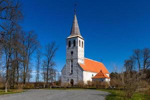 lutheran kyrkor av hiiumaa ö foto