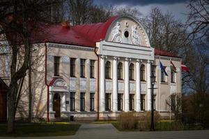 en små stad i lettland foto