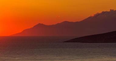 landskap från mikro Kykladerna, grekland foto