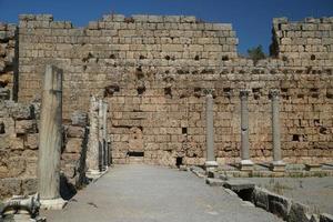 perge gammal stad i antalya, turkiye foto