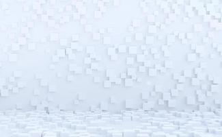 vit kuber abstrakt bakgrund för företag broschyr.3d tolkning foto