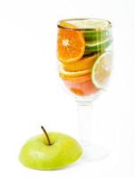 vitamin frukt cocktail foto