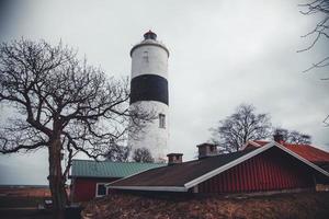 lange jan fyr på de svenska ö av öland foto