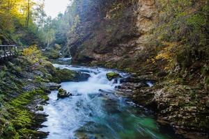 vinäger klyfta i triglav nationell parkera i slovenien foto