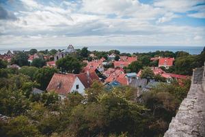 visningar runt om visby i gotland, Sverige foto