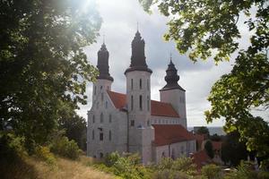 visningar runt om visby i gotland, Sverige foto