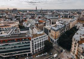 gata visningar från runt om de stad av lille, Frankrike foto