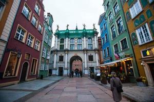 visningar av de stad Centrum i gdansk, polen foto