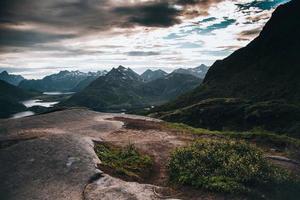 visningar från runt om de lofoten öar i Norge foto