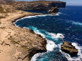 Drönare visningar från runt om gozo i malta foto