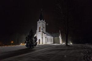 natt landskap i de öppen luft foto