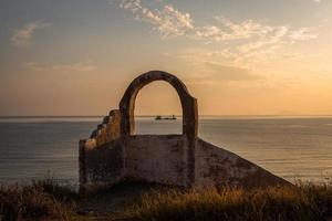 landskap av de ö av santorini foto
