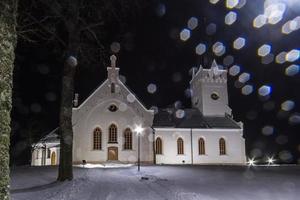 natt landskap i de öppen luft foto