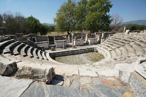 bouleuterion, råd hus i afrodisier gammal stad i aydin, turkiye foto