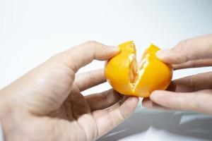 en bild av mandariner inuti de studio foto