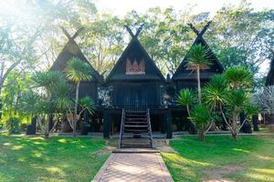 baan damm museum eller svart hus, ett av de känd plats och landmärke i chiang rai foto