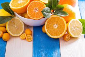 mängd av citrus- frukt foto
