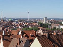 Flygfoto över Nürnberg foto