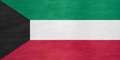 kuwait flagga textur som de bakgrund foto