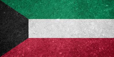 kuwait flagga textur som de bakgrund foto