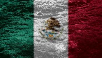 mexikansk flagga textur som en bakgrund foto