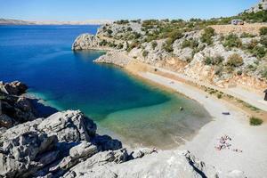 de adriatisk hav i kroatien foto