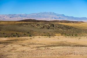 öken- landskap i marocko foto
