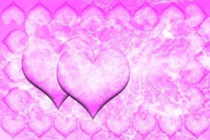 rosa textur bakgrund av vattenfärg hjärtan för de gåva kort Viktig dag. hjärtans dag bakgrund. mors dag, fars dag, födelsedag. abstrakt lila eller rosa till älskare. vatten stänk lysande. foto