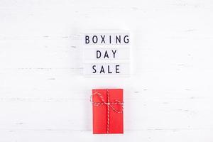 boxning dag försäljning säsong- befordran foto