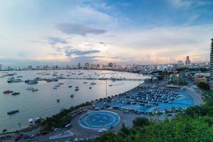 synpunkt pattaya strand i pattaya chonburi thailand foto