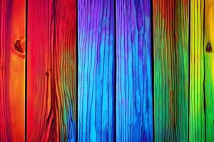 regnbåge trä bakgrund, färgrik trä bakgrund, trä bakgrund, trä- bakgrund, trä textur foto