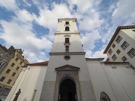 antagande av de jungfrulig mary kyrka i brno foto