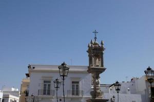 kyrka i de by av puerto de santa maria, i de provins av cadiz, andalusien, Spanien. foto