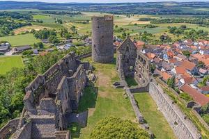 bild från de historisk tysk slott ruiner muenzenberg i hesse foto