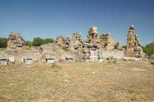 hadrian bad i afrodisier gammal stad i aydin, turkiye foto