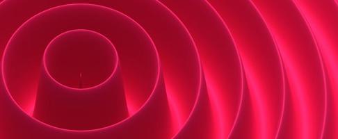 röd spiral cirklar bakgrund. karmin geometrisk virvla runt foto