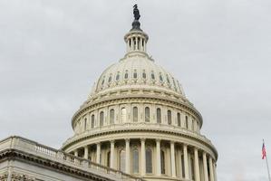 oss capitol byggnad i vinter- - Washington dc förenad stater foto