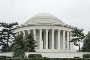 Jefferson minnesmärke i Washington dc, förenad stater foto